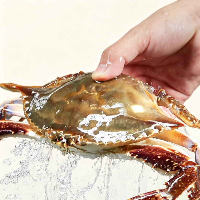 Marinated Raw Female Swimming Crab with Roe