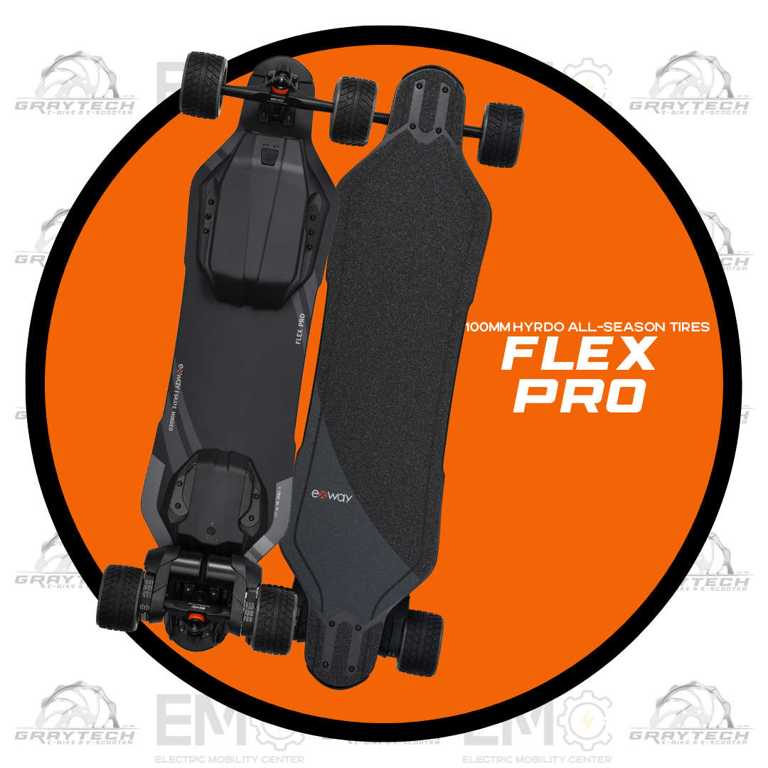Exway Flex Pro  Electric Skateboard - GRAYTECH Electric bike & Scooter  Trading