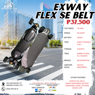 Exway Flex SE Belt | Electric Skateboard